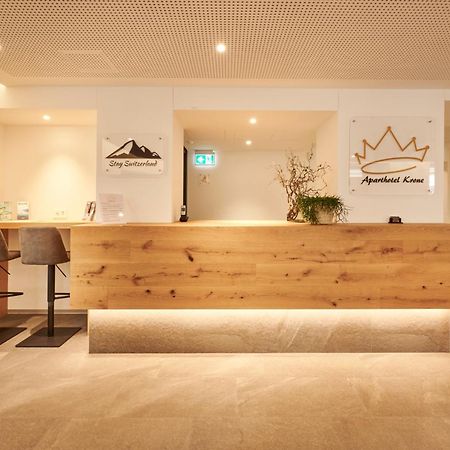 Aparthotel Krone - Self Check-In Unterseen Esterno foto